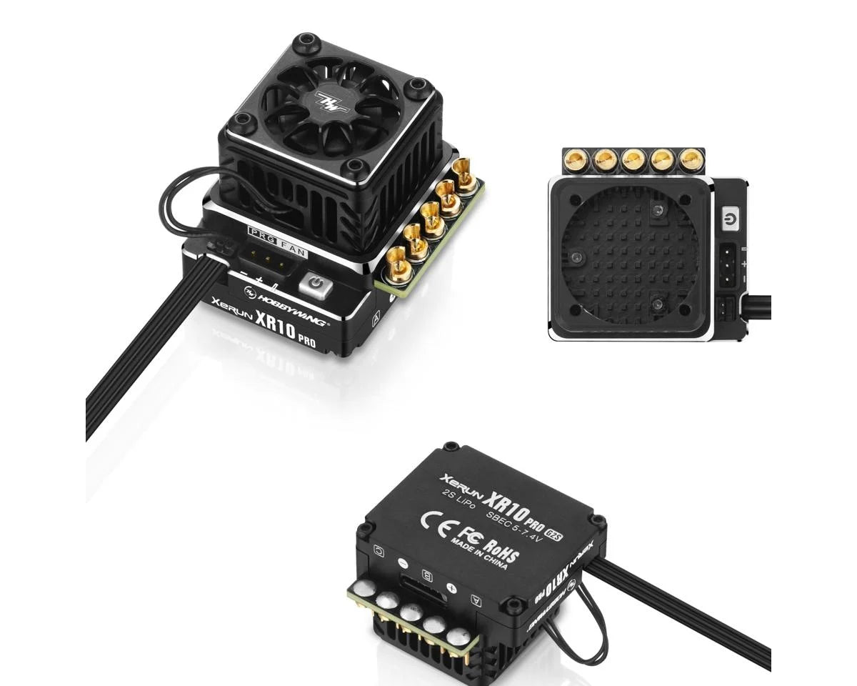 Hobbywing HWA30112613 Xerun XR10 Pro G2S 160A Sensored Brushless ESC (Stealth)