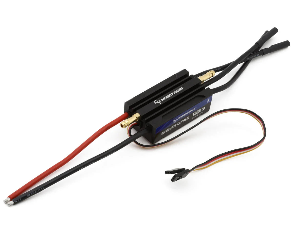 Hobbywing 30302363 SeaKing 120A V4 Brushless Marine ESC