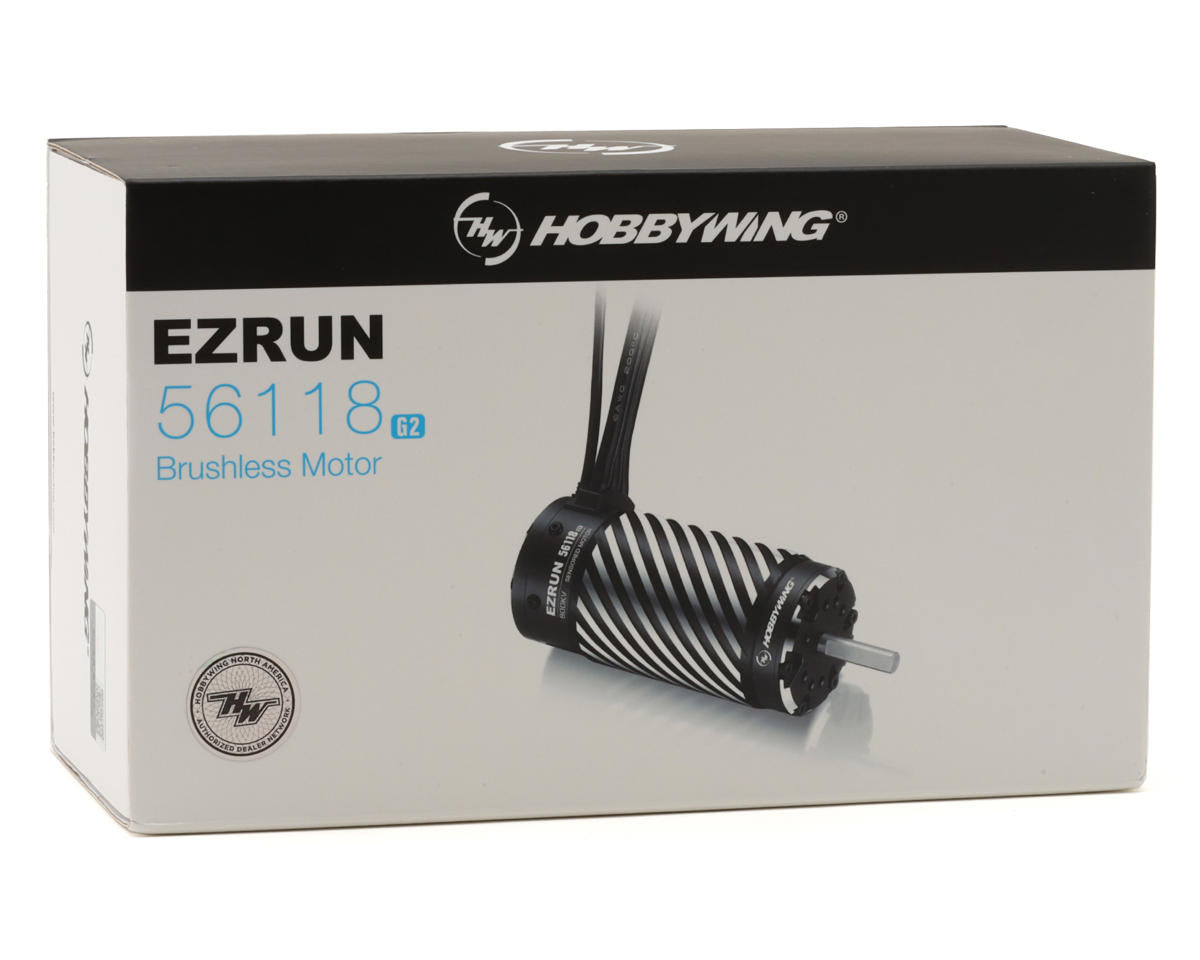 Hobbywing 30402901 EZRUN 56118SD G2 4-Pole 1/5 Scale Sensored Brushless Motor (800kV)