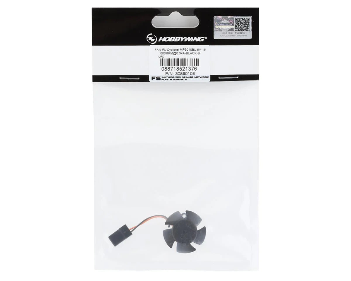Hobbywing HWI30860108 MAX8 3010BH-6V Frameless Cyclone Cooling Fan