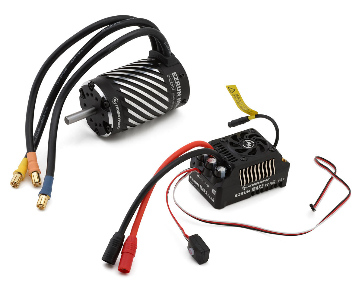 Hobbywing HWI38010611 EZRun MAX5 HV Plus G2 Sensorless Brushless ESC & Motor Combo w/5690SL (2400kV)