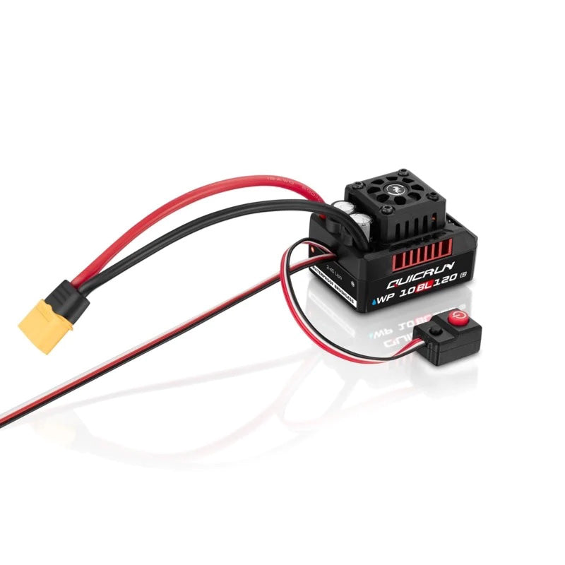 HOBBYWING 30107200 QUICRUN 10BL120 G2 ESC (2-4S) 1/10th Sensorless Brushless System