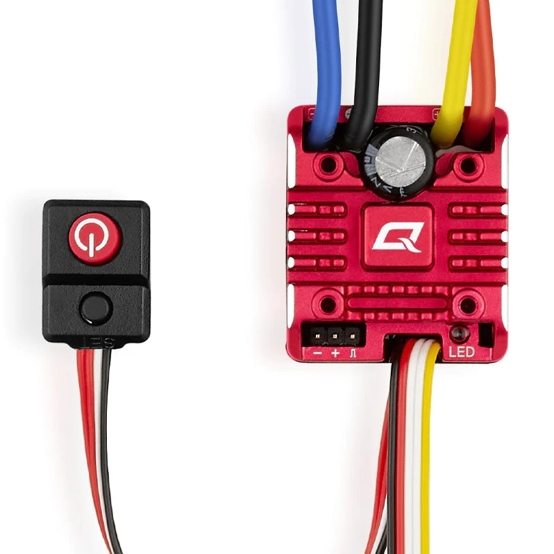 HOBBYWING 30120202 Quicrun WP 1080 G2 ESC Cepillado, 2-3V