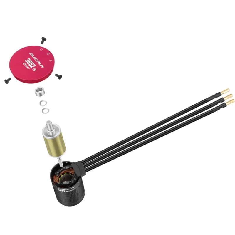 HOBBYWING 30404400 QUICRUN 3652SL G2 Motor; 3250KV