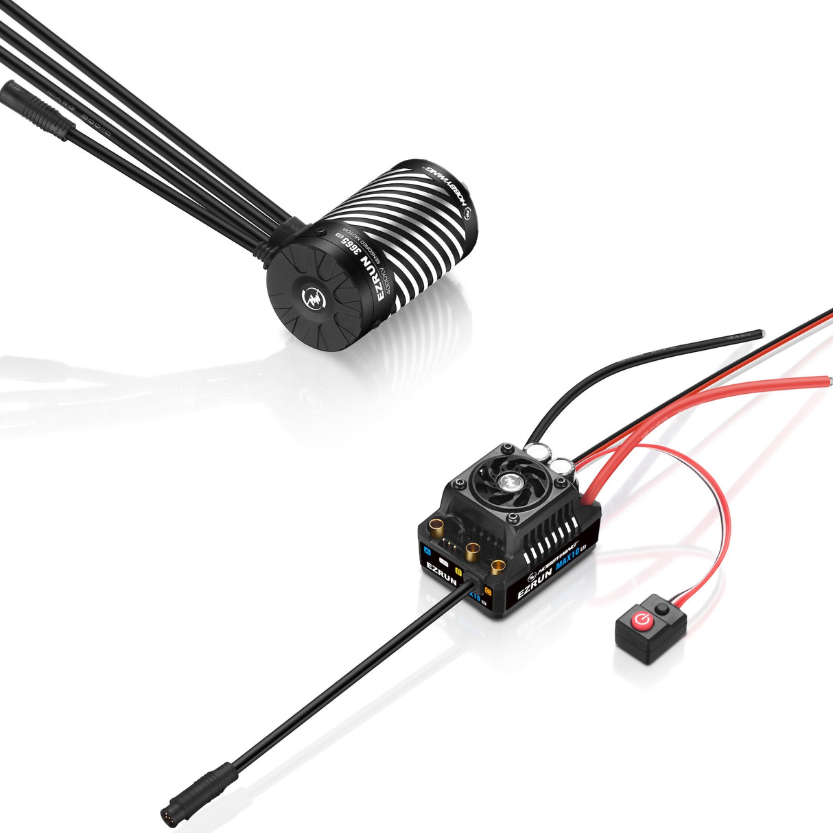 Hobbywing 38020345 Combo Max10 G2 140A ESC con motor 3665 (4000KV) G3