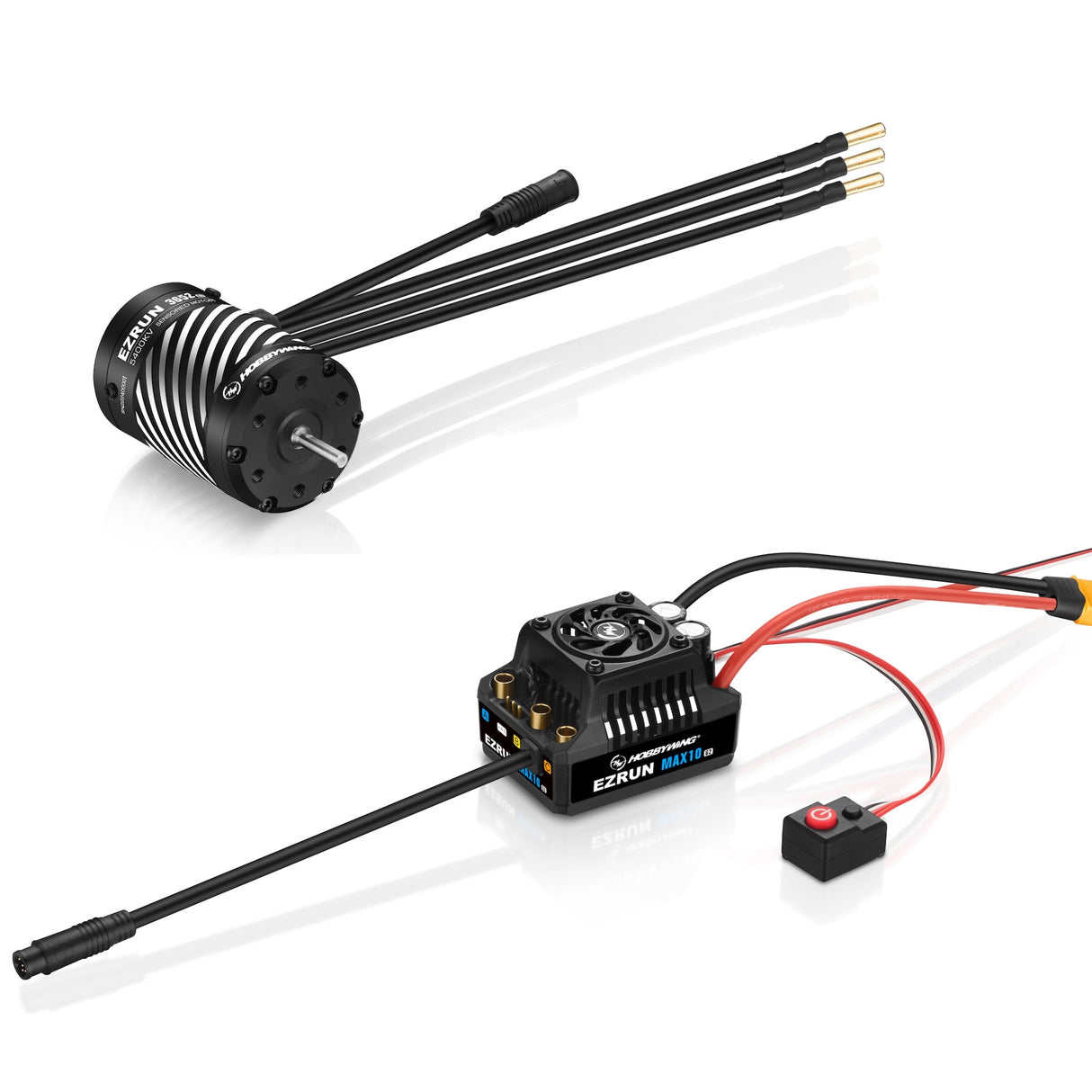 Hobbywing 38020348 Combo Max10 G2 80A ESC + Motor 3652 (5400KV) G3