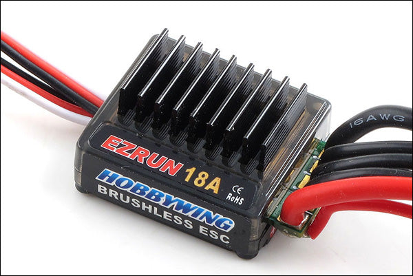 HOBBYWING 81010020 EzRun 18A SL ESC, for 1/18 Car