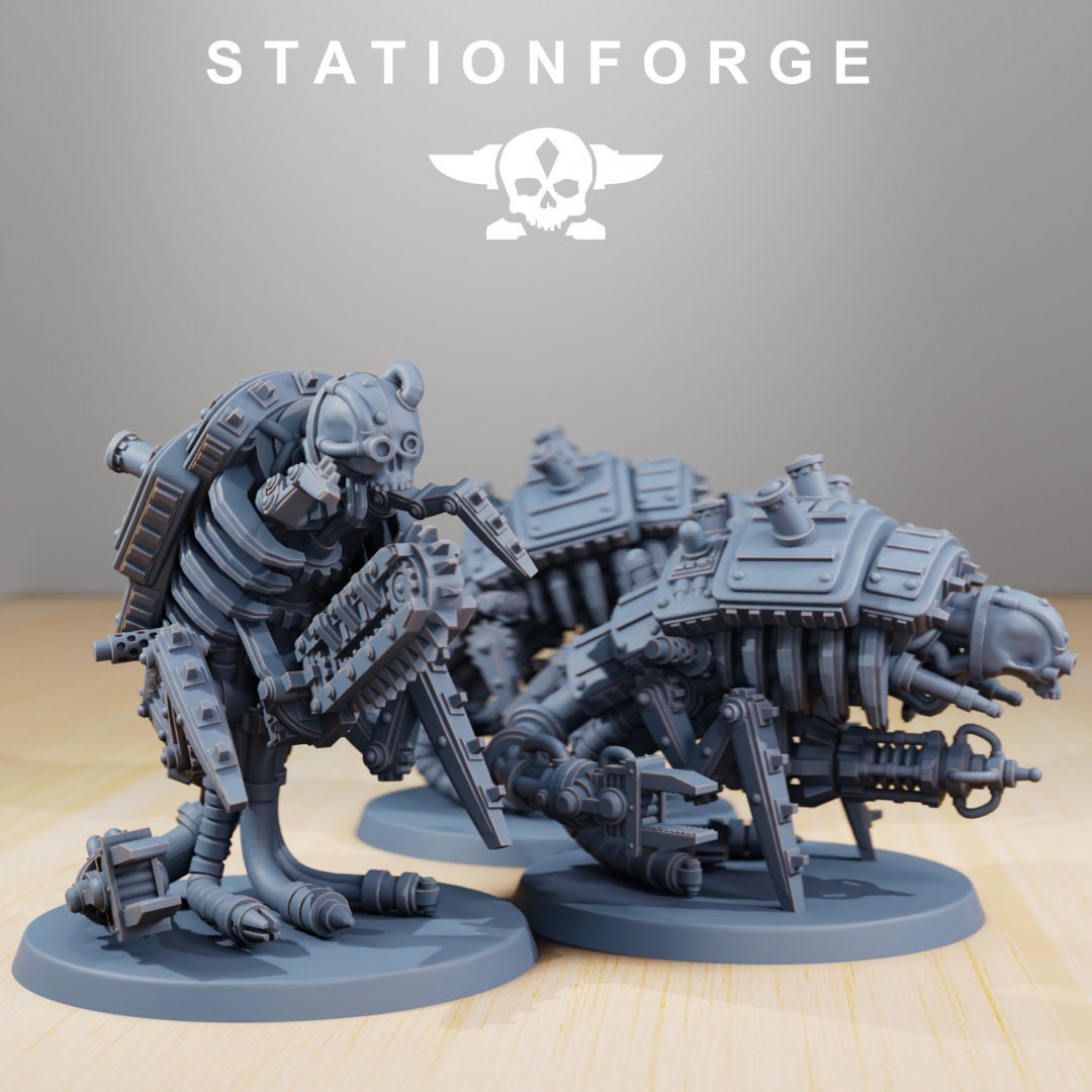 3D Printed Scavenger Assassinators by StationForge Miniatures