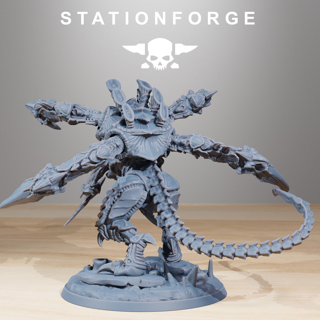 3D Printed Xenarid Ravager Howler by StationForge Miniatures