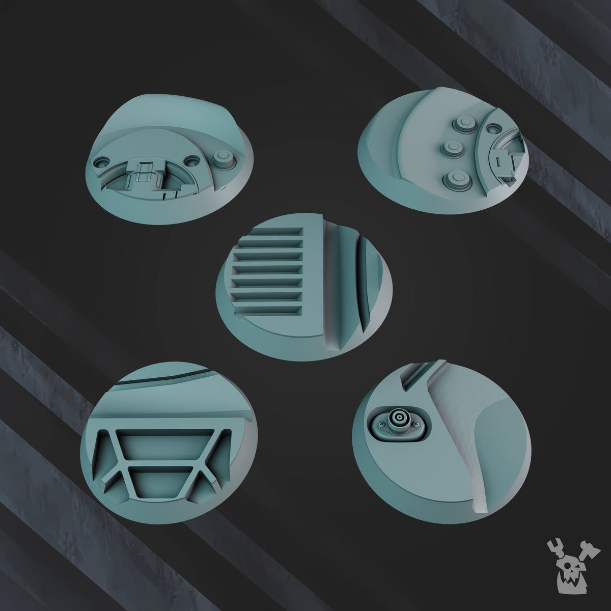 3d Printed Starforge bases - Base Set by DakkaDakka