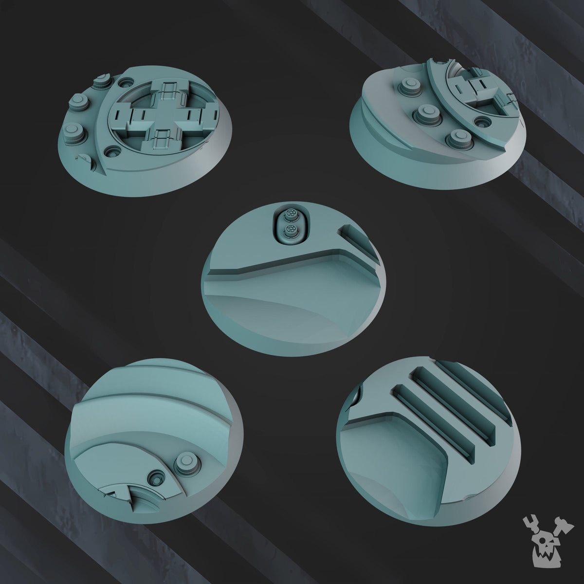 3d Printed Starforge bases - Base Set by DakkaDakka