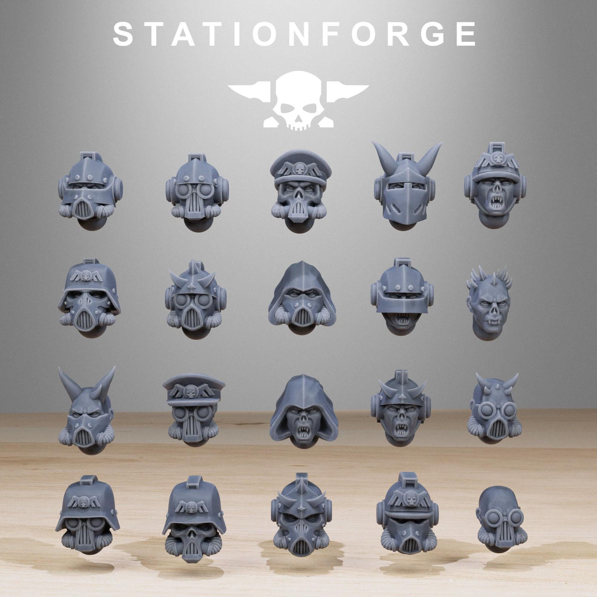3D Printed Corrupted Guard Build Kit by StationForge Miniatures