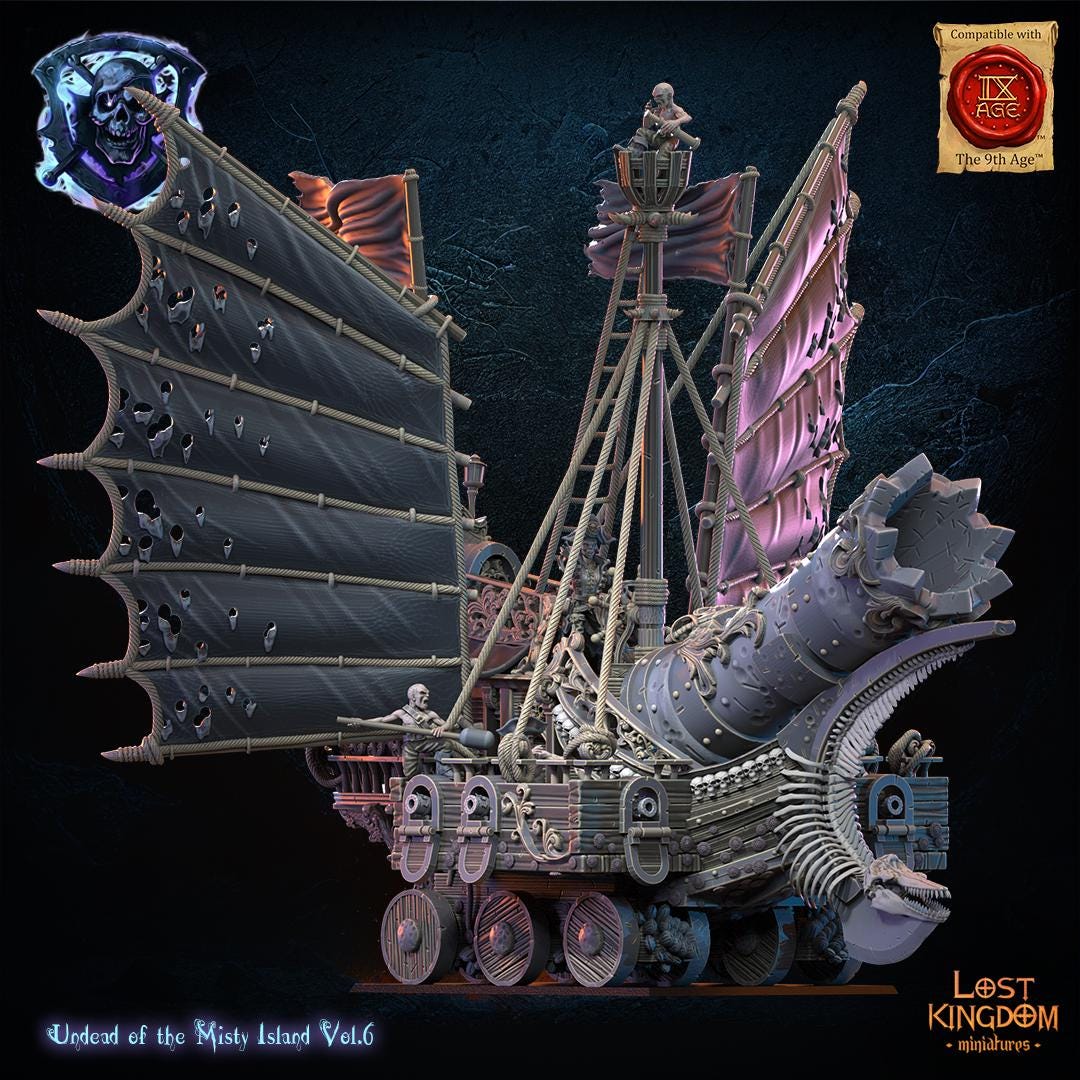 3d Printed Shipwreck Maker by Lost Kingdom Miniatures