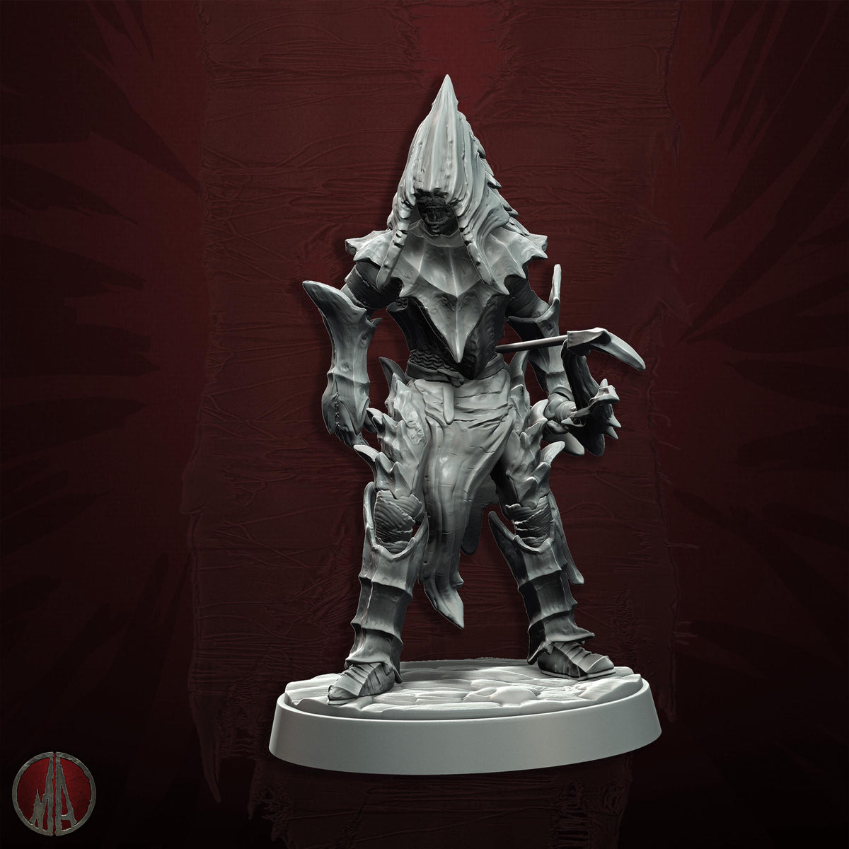 3D printed Orc Archer Champions by Monolith Arts