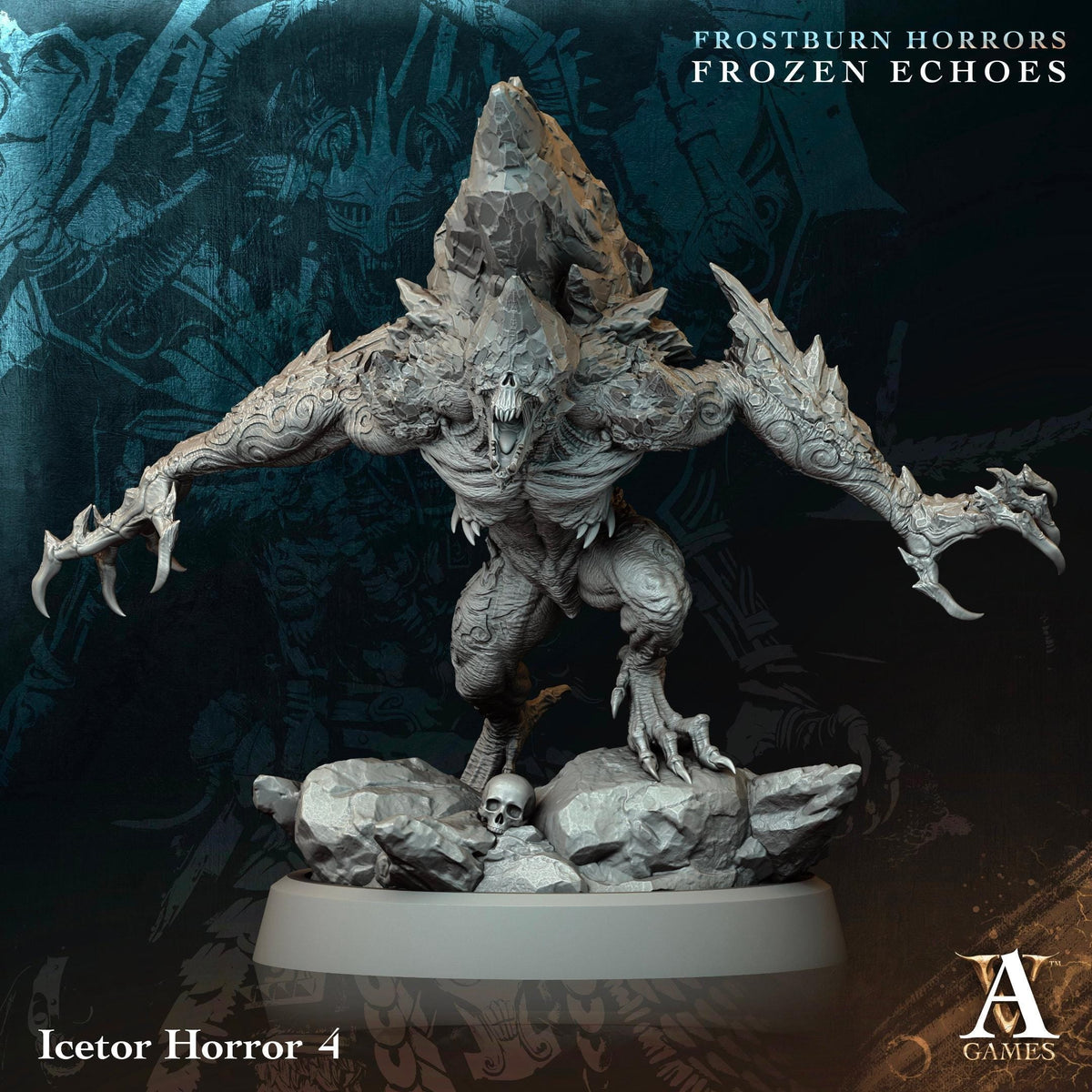 3D Printed Icetor Horrors by Archvillain Games