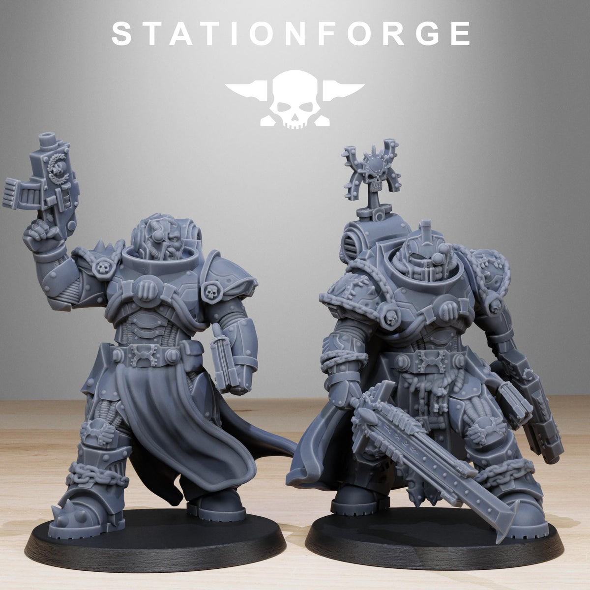 3D Printed Socratis Militants by StationForge Miniatures