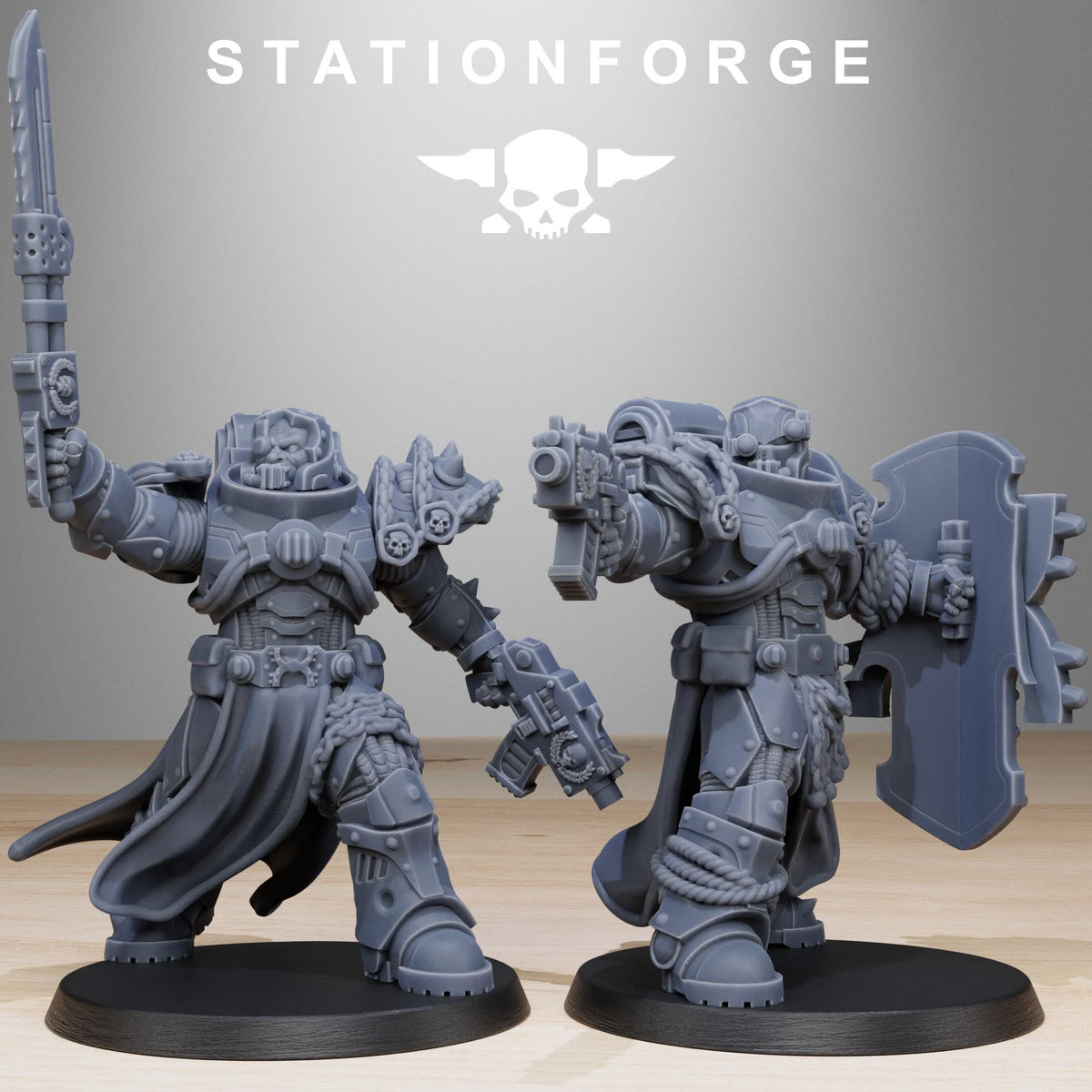 3D Printed Socratis Militants by StationForge Miniatures