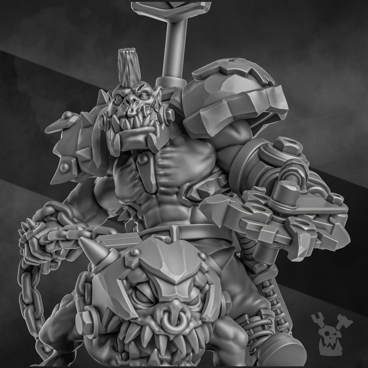 3d Printed Zargok Da Hogmasta by DakkaDakka Miniatures