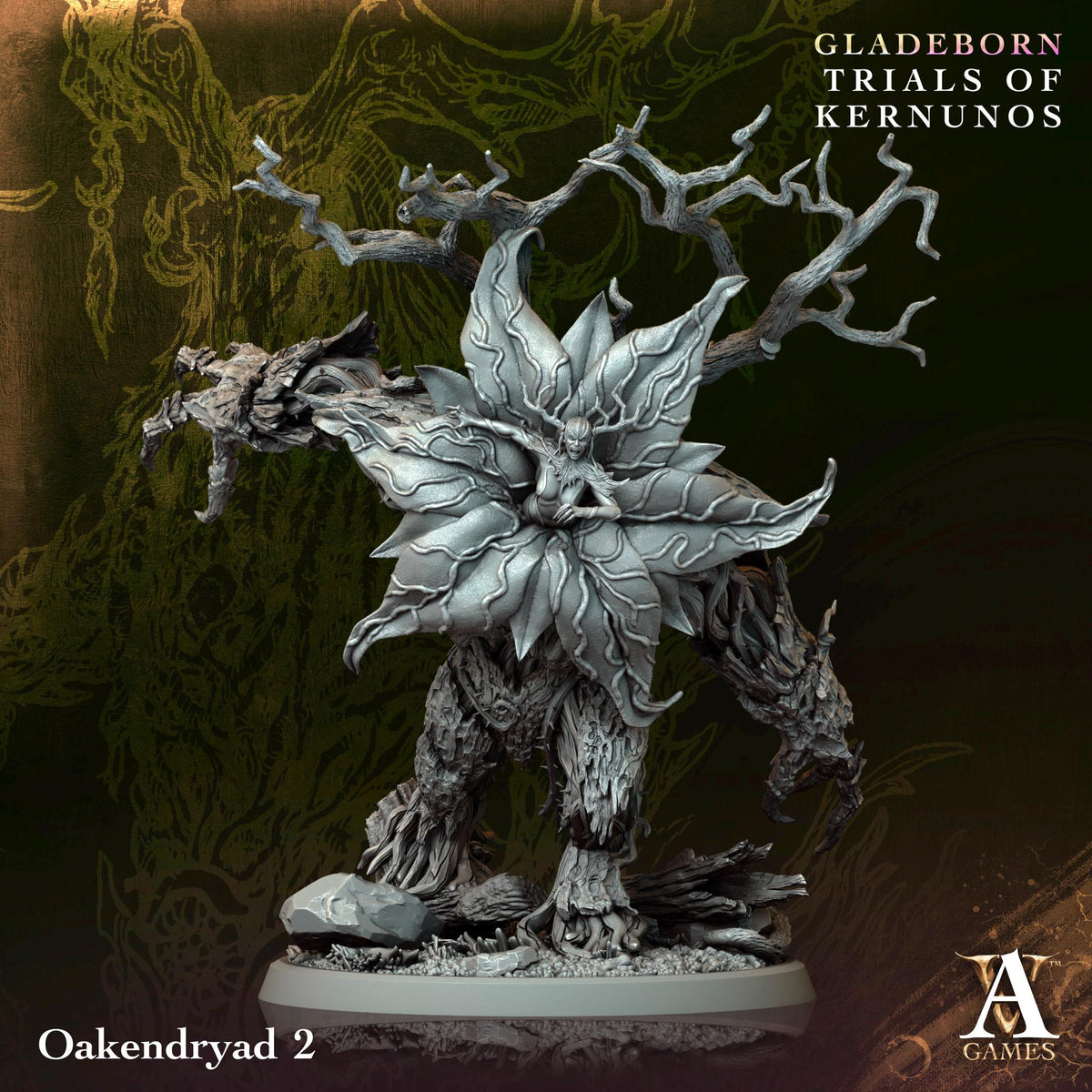 3D Printed Oakendryads by Archvillain Games