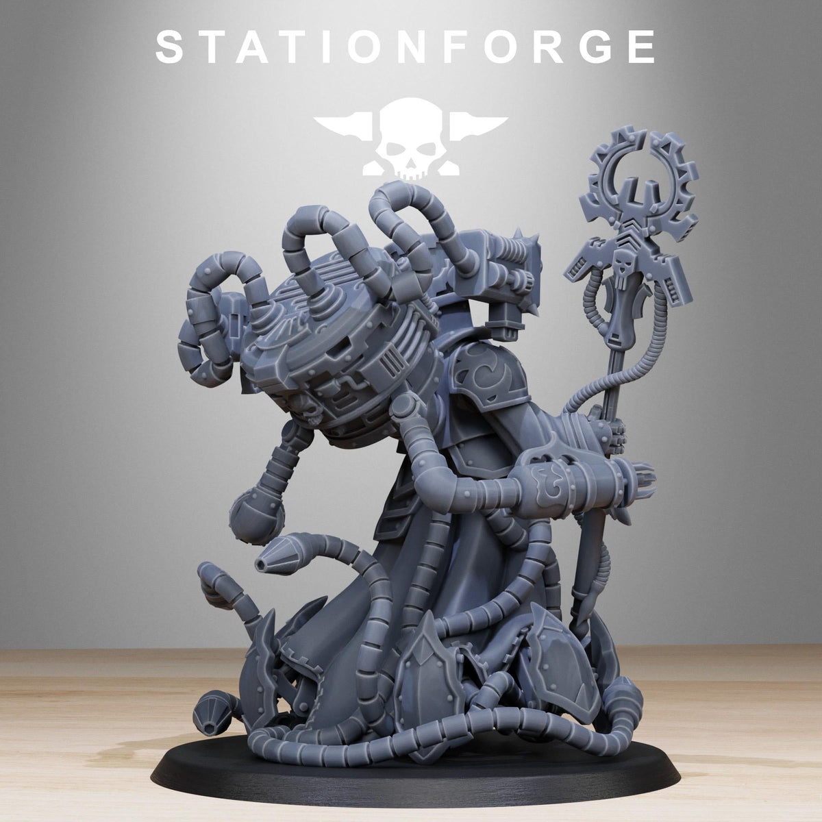 3D Printed Scavenger Chaplain by StationForge Miniatures