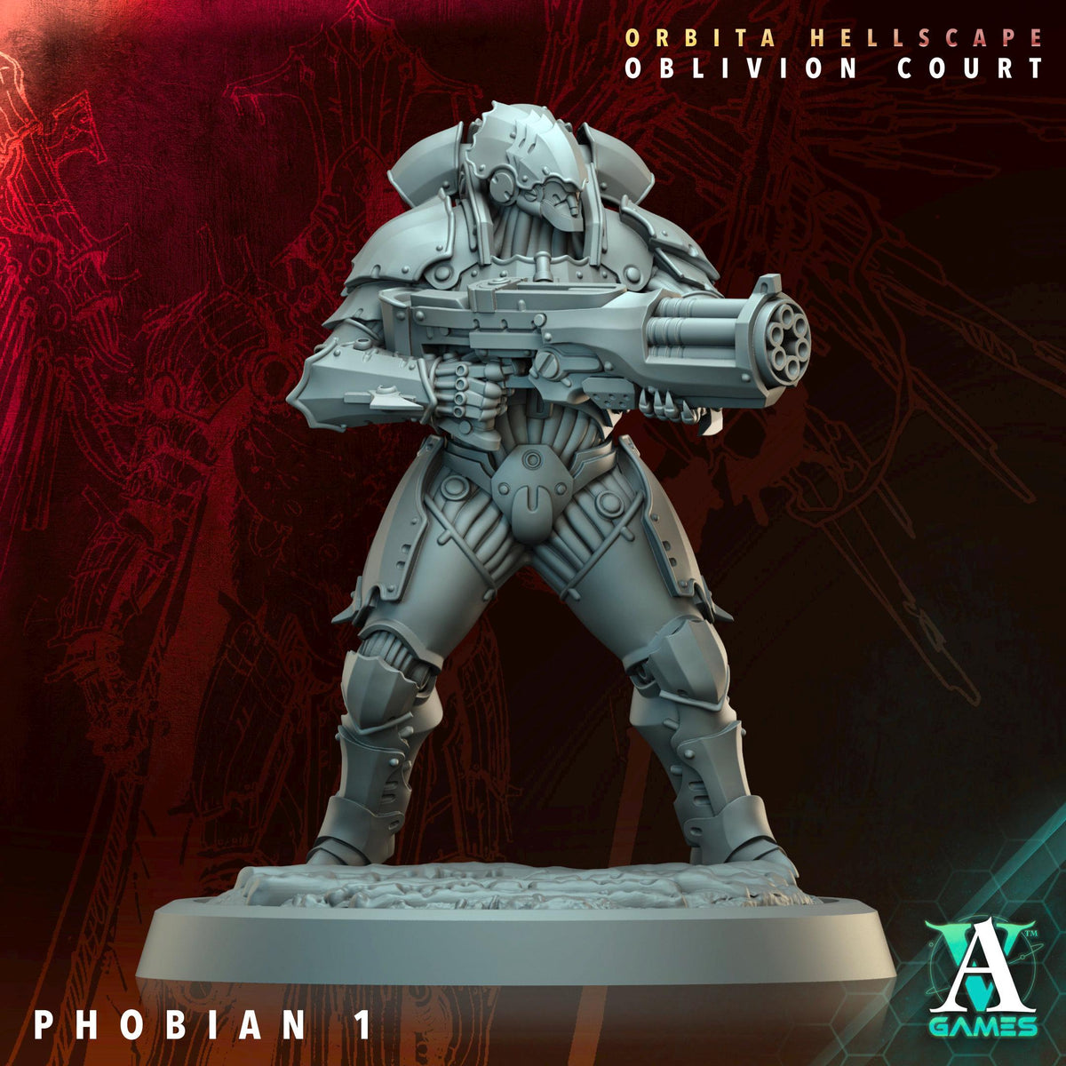 3D Printed Phobians by Archvillain Games