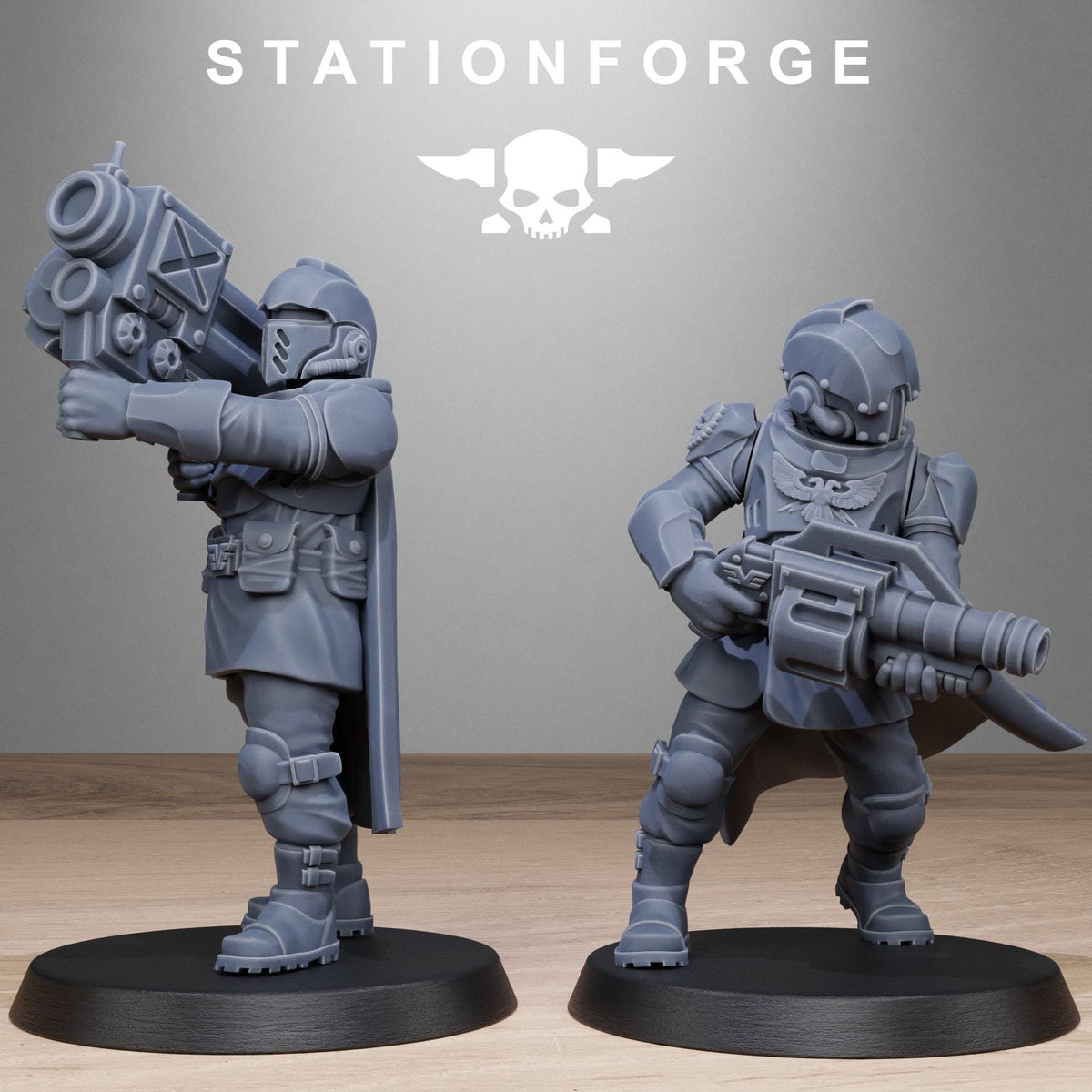 3D Printed Vaskar Patrol by StationForge Miniatures