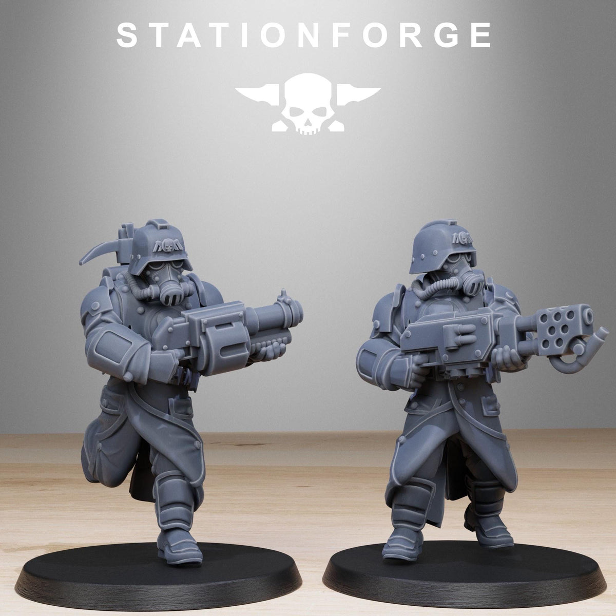 3D Printed GrimGuard Bombardiers by StationForge Miniatures
