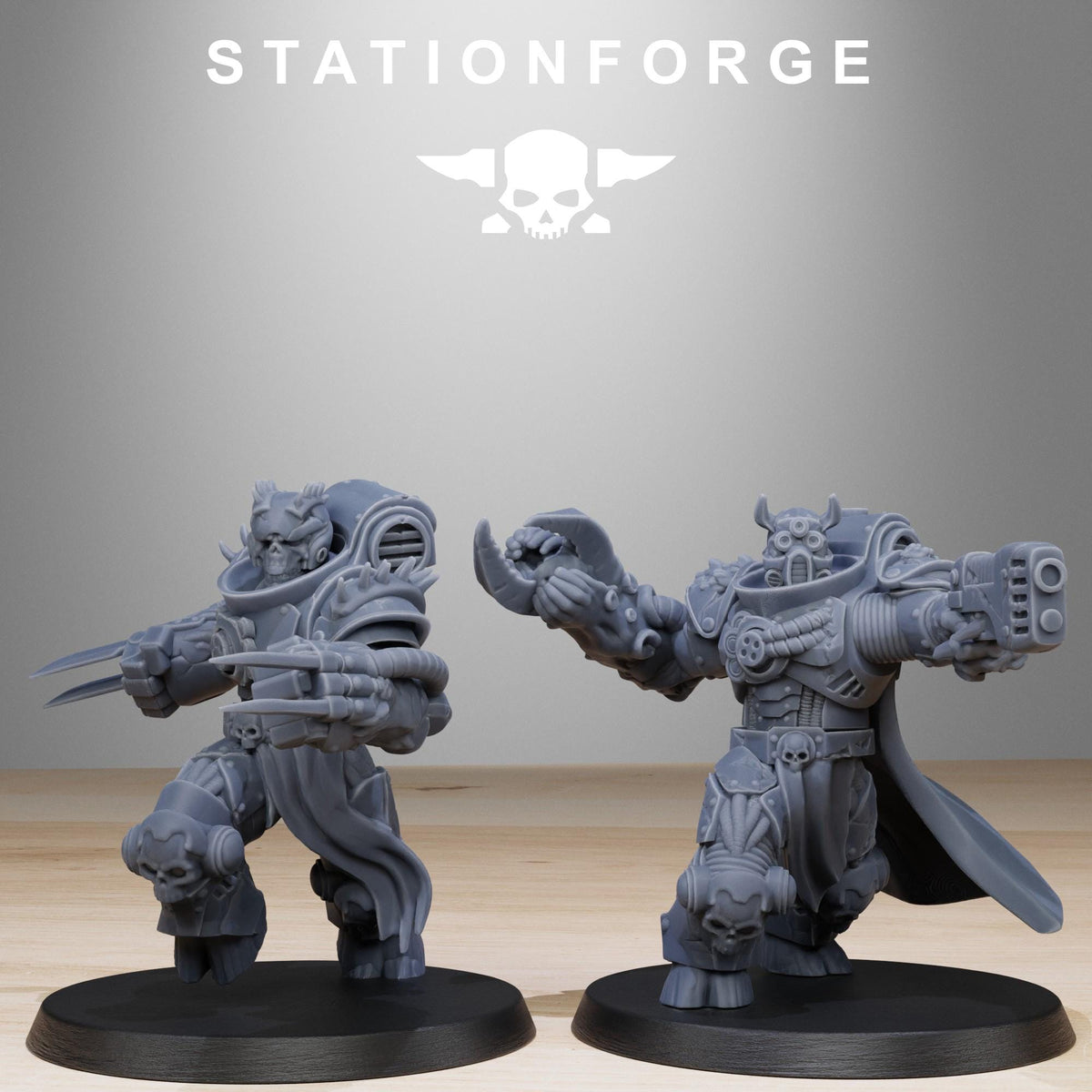 3D Printed Socratis Corrupted Mutants by StationForge Miniatures