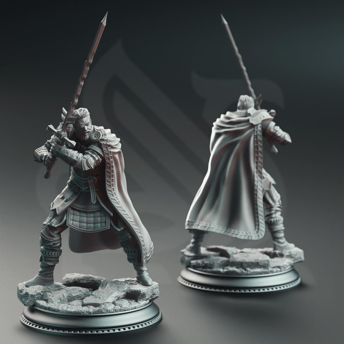 3D Printed Grizzled Veteran Commander by DM Stash