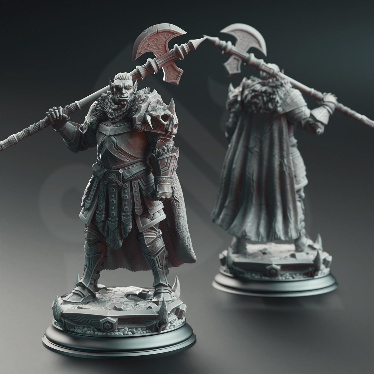 3D Printed Orc Grimdark Knight by DM Stash