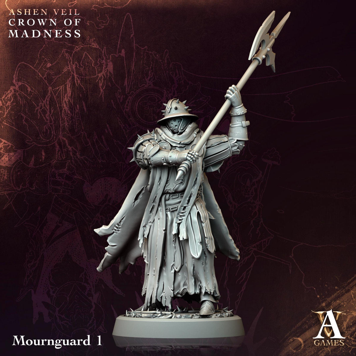 3D Printed Mournguards by Archvillain Games