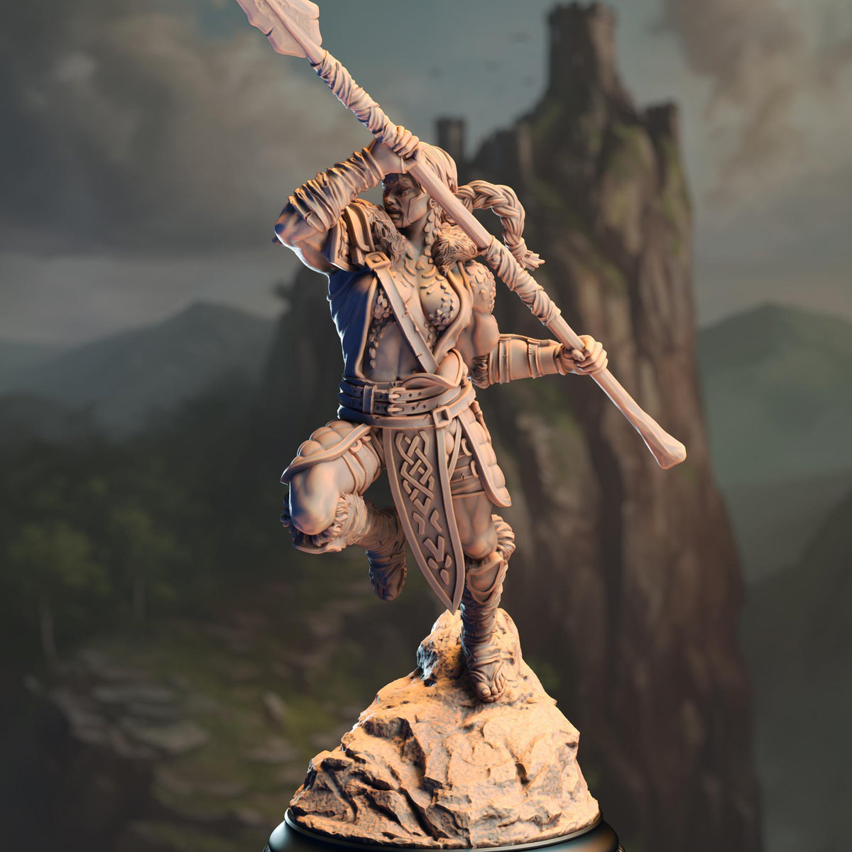 3D Printed Dragonsoul Barbarian by DM Stash