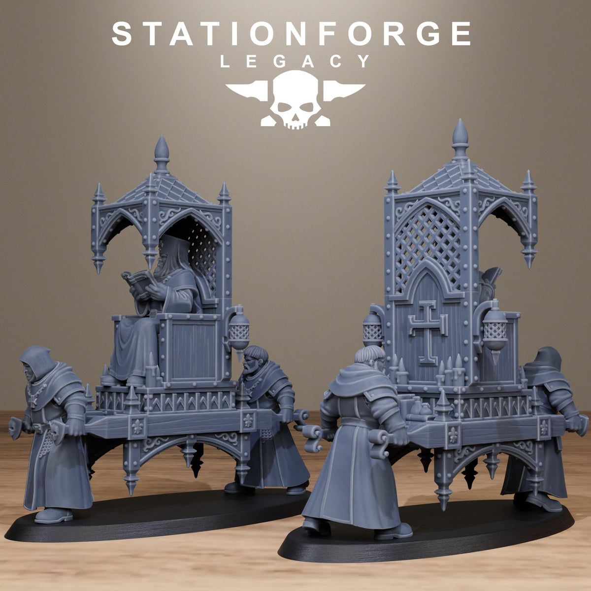 3D Printed Thorncrest Priests by StationForge Miniatures