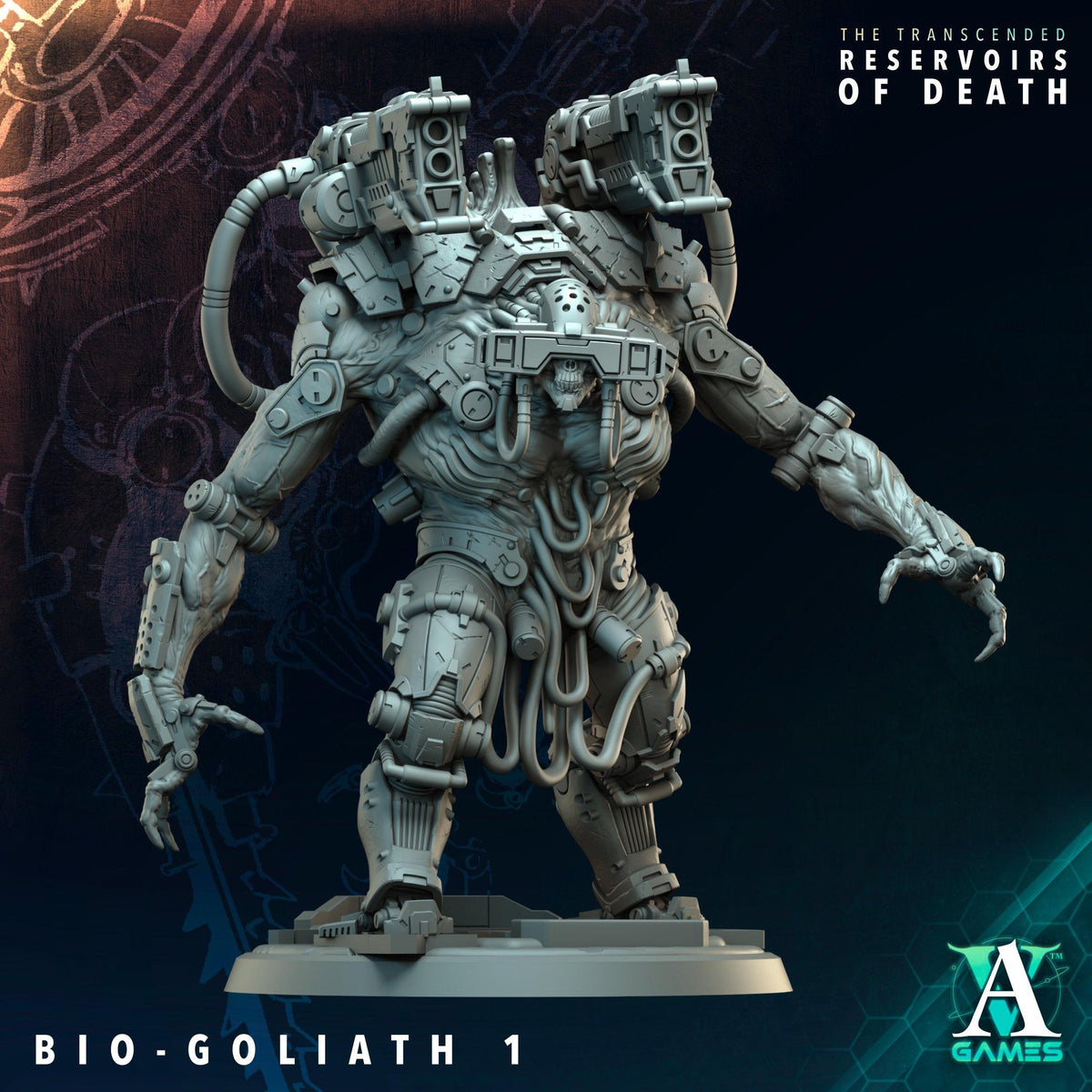 3D Printed Bio Goliath by Archvillain Games
