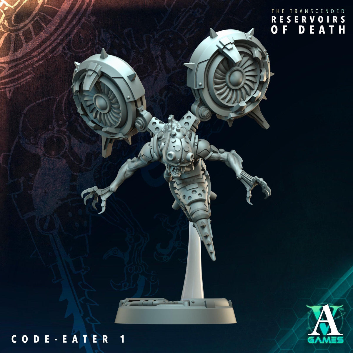 3D Printed Code Eaters x10 by Archvillain Games