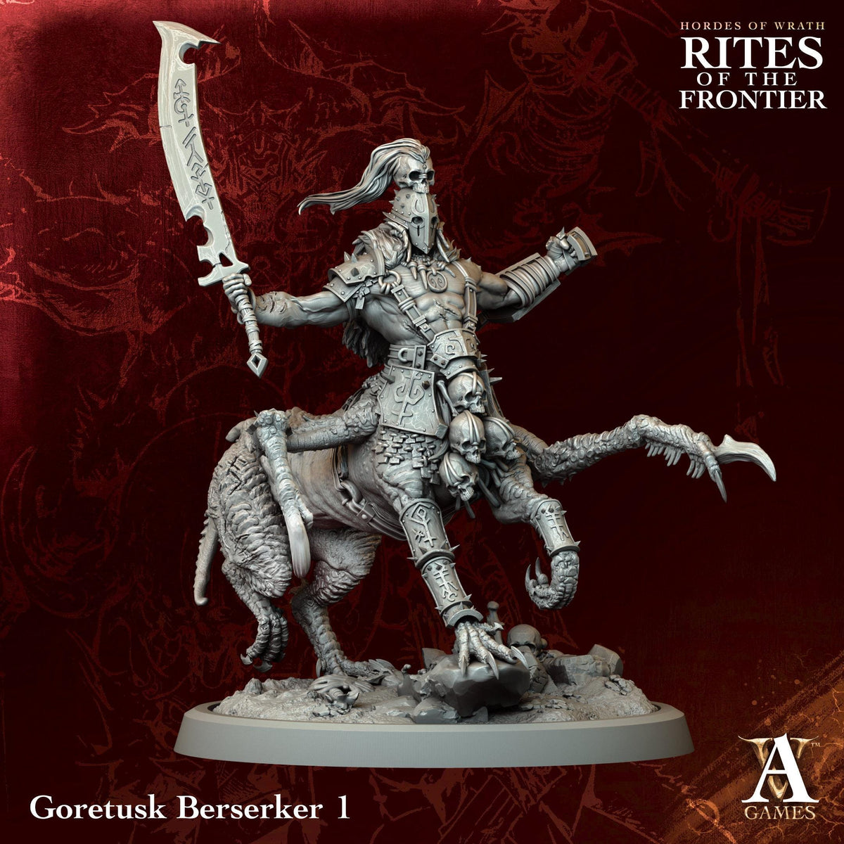 3D Printed Goretusk Berserkers by Archvillain Games