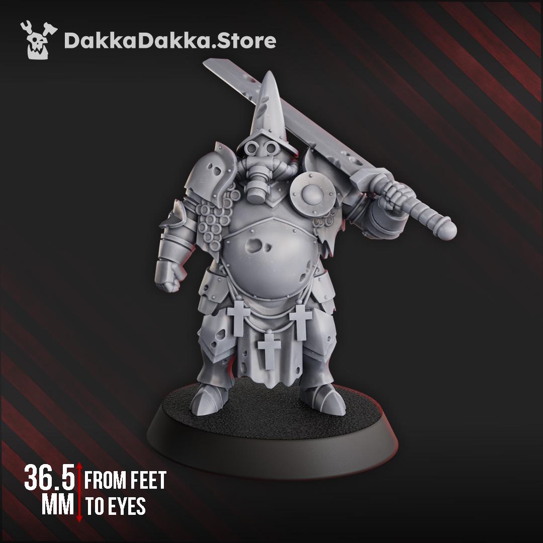 3D Printed Trench Inquisitorial by DakkaDakka Mininatures