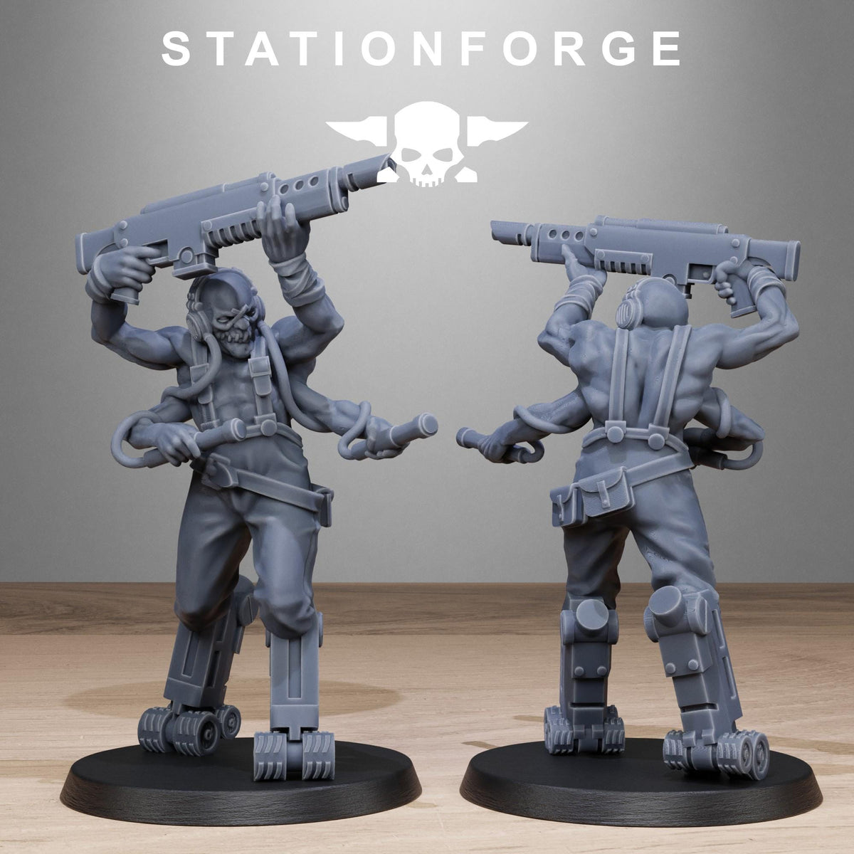 3D Printed Corrupted Abhumans by StationForge Miniatures