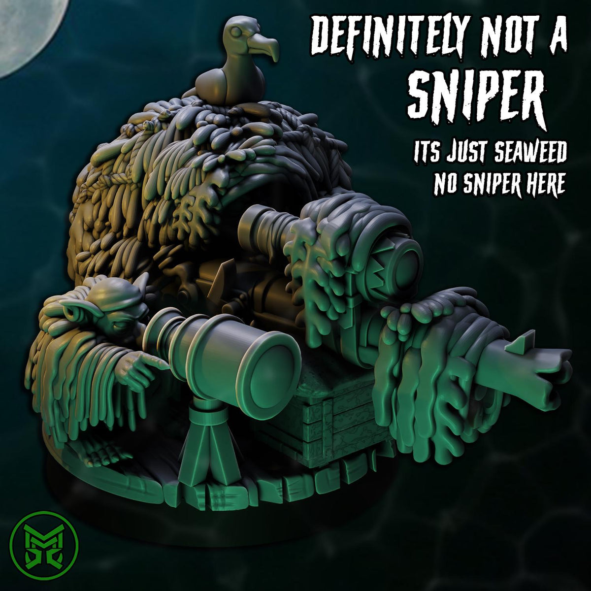 3d Printed Pirate Commando Sniper by Mekka Miniatures