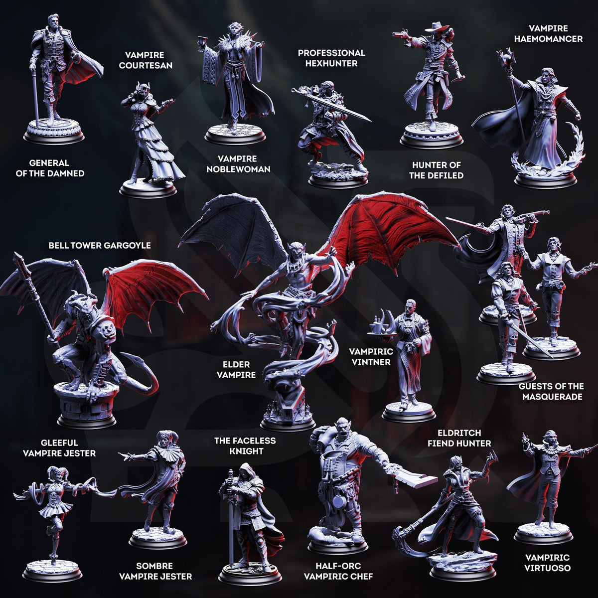 3D Printed Vampire Courtesan - Carmine Duvall by DM Stash