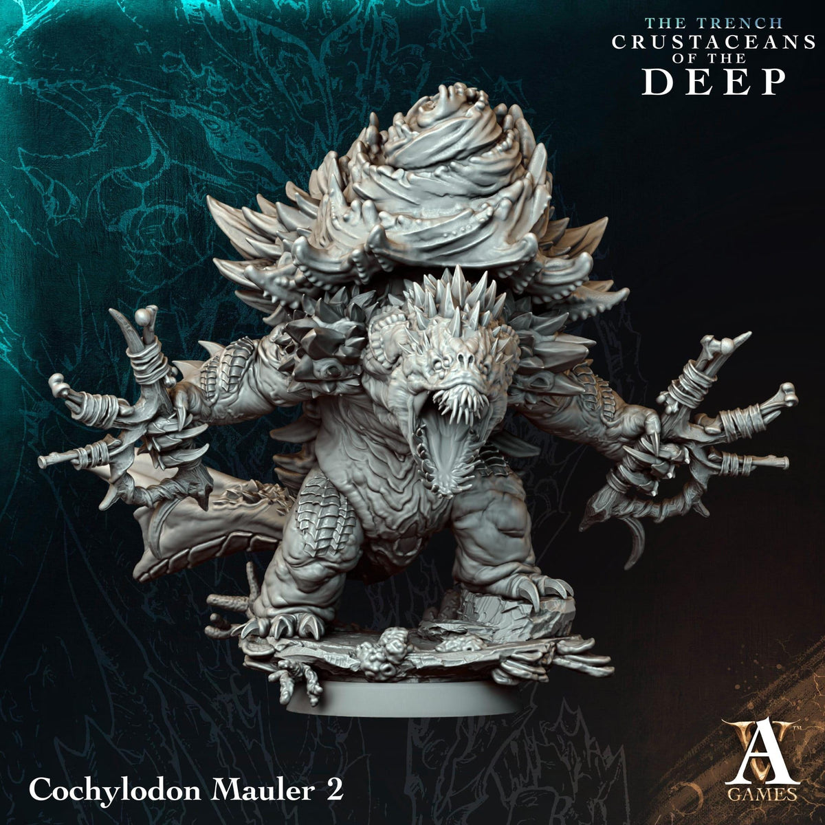 3D Printed Cochylodon Maulers by Archvillain Games