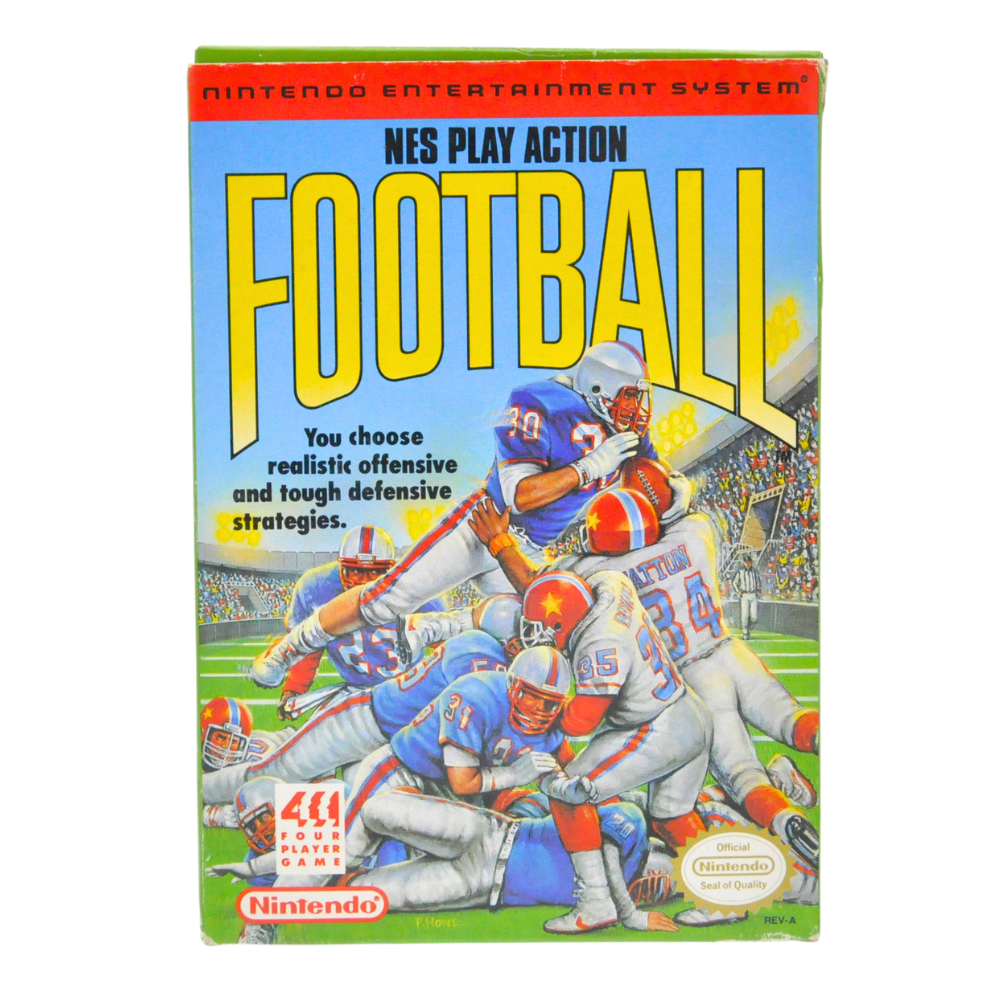 NES Cart Complete in Box - NES Play Action Football