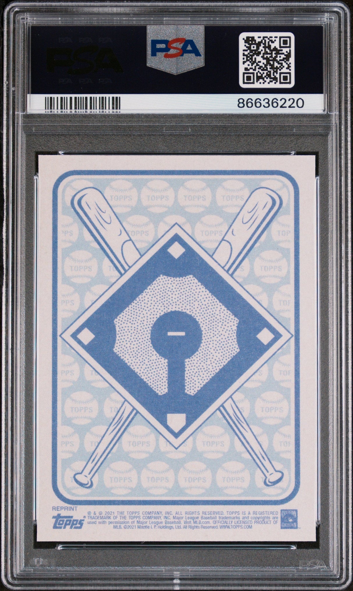 2021 TOPPS X MICKEY MANTLE COLLECTION #39 - PSA 9