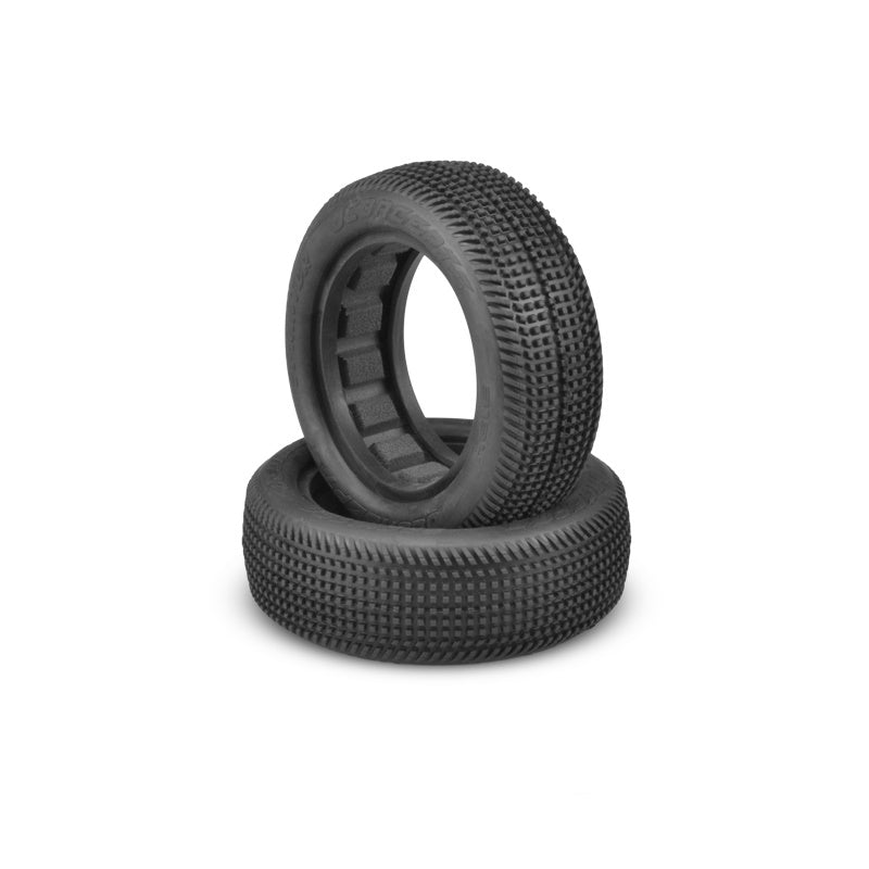 JConcepts Sprinter 2.2" 2WD Front Buggy Dirt Oval Tires (2) Green 