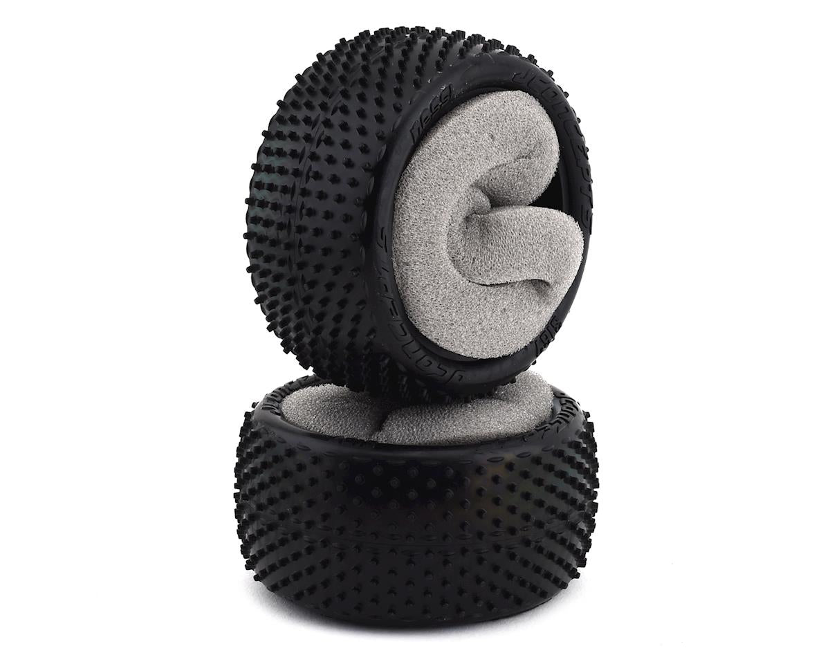 JConcepts 3167-010 Nessi 2.2" Rear Buggy Carpet Tires (2) (Pink)