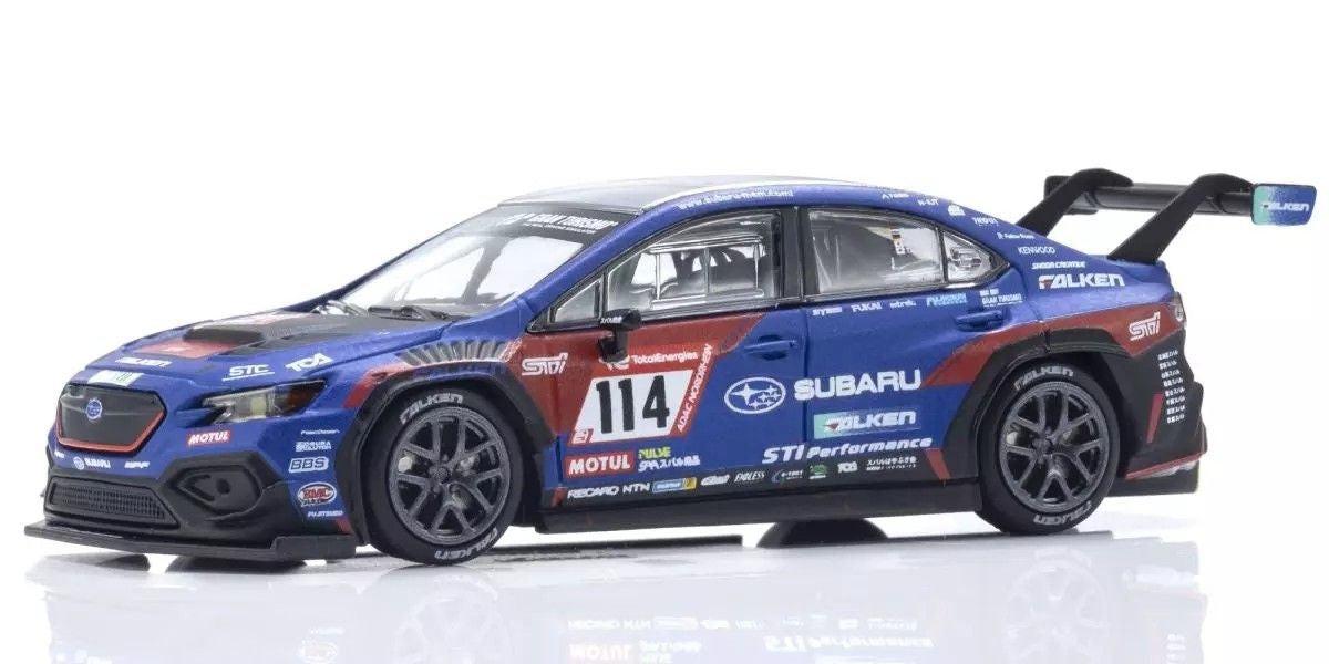 Kyosho K07129N23E Mini Car & Book No.23 SUBARU WRX NBR Challenge 2023