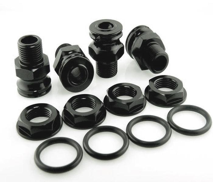 King Headz KP-446+10-BLK Xray XB8-T 17mm Wheel Hubs (+10mm)