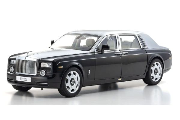KYOSHO 08841BKS ORIGINAL 1/18scale Rolls-Royce Phantom EWB (Black/Silver)