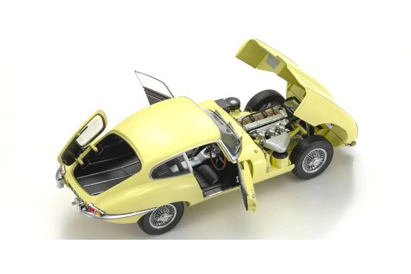 KYOSHO 08954LY ORIGINAL 1/18scale Jaguar E-Type (Yellow)
