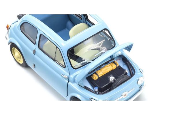 KYOSHO 08966LB ORIGINAL 1/18scale Fiat NUOVA 500 (Celeste Blue) 08966LB